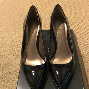 BCBG Black Patent Leather Pumps